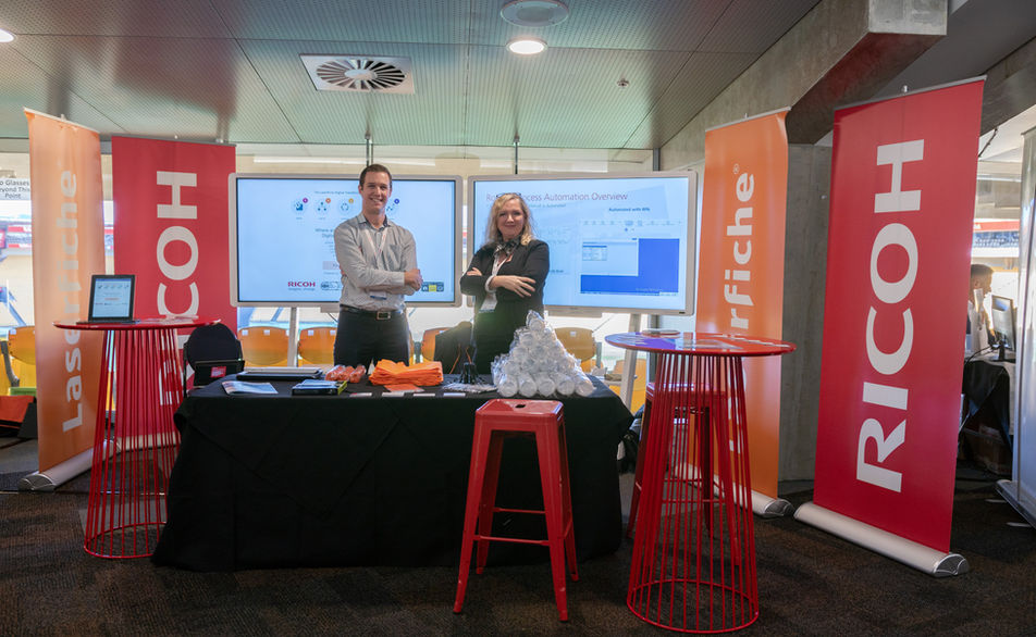 Exhibition stand at the show