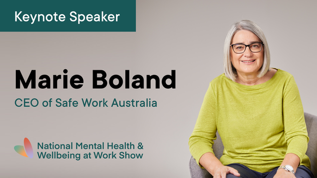 Keynote speaker Marie Boland, CEO of Safe Work Australia